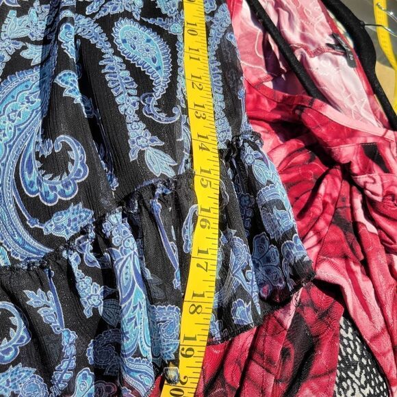 Blue and Black Paisley Blouse - Picture 12 of 12